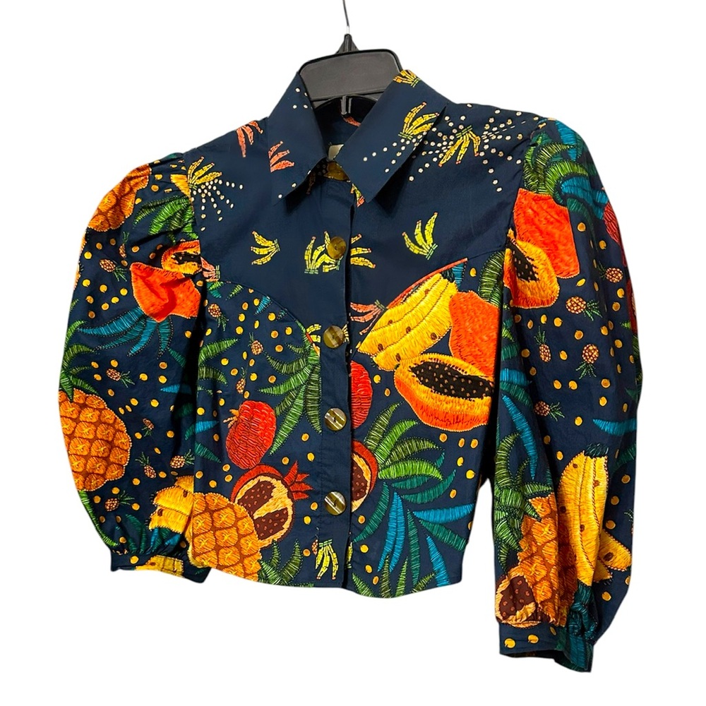 Farm Rio Puff Sleeves Blouse